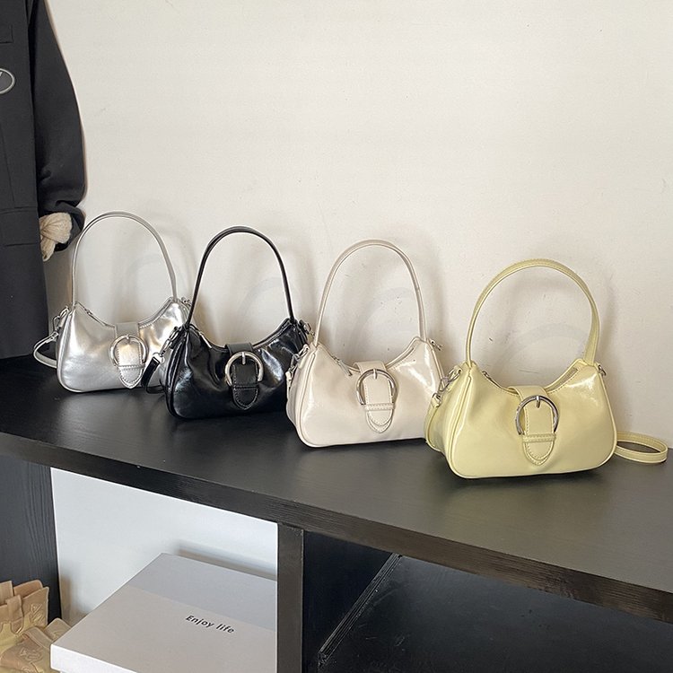 PU Underarm Bag with Zipper Closure Summer 2025 Shoulder Crossbody Handbag - Image 4
