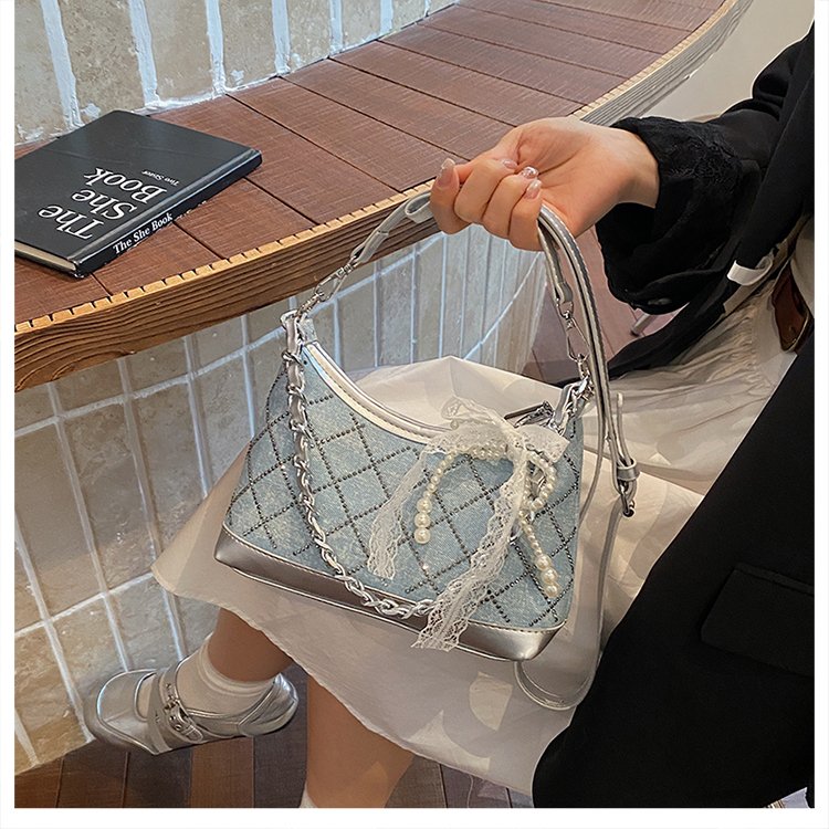 Rhinestone PU Crossbody Bag with Zip Closure - Summer 2026 - Image 2